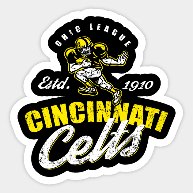 Cincinnatti Celts Football Sticker by MindsparkCreative